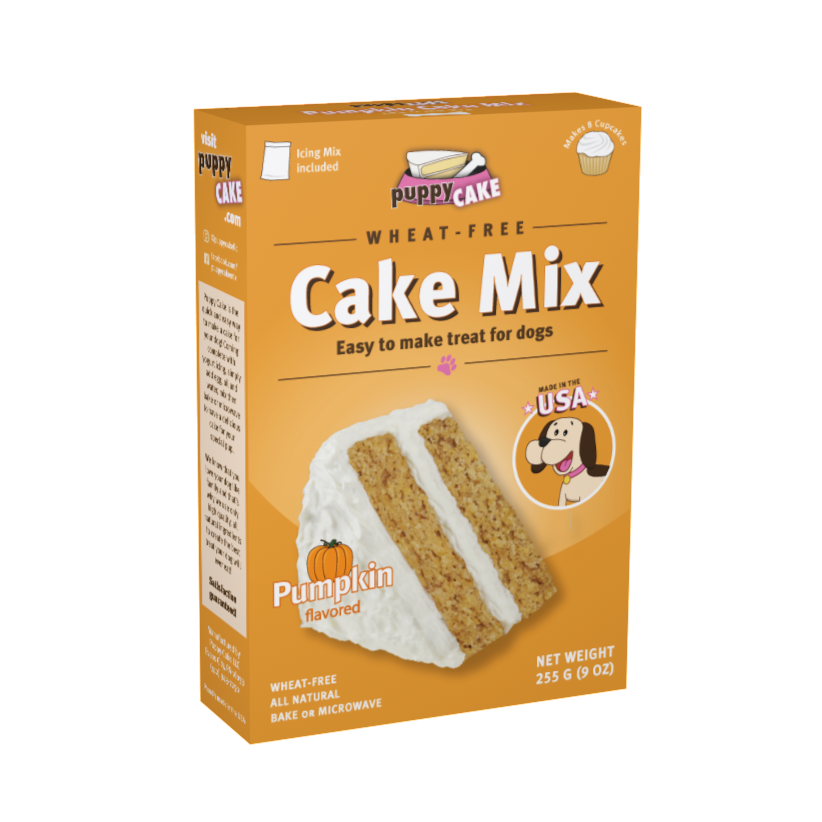 Puppy Cake Mix For Dogs - Pumpkin (wheat-free)