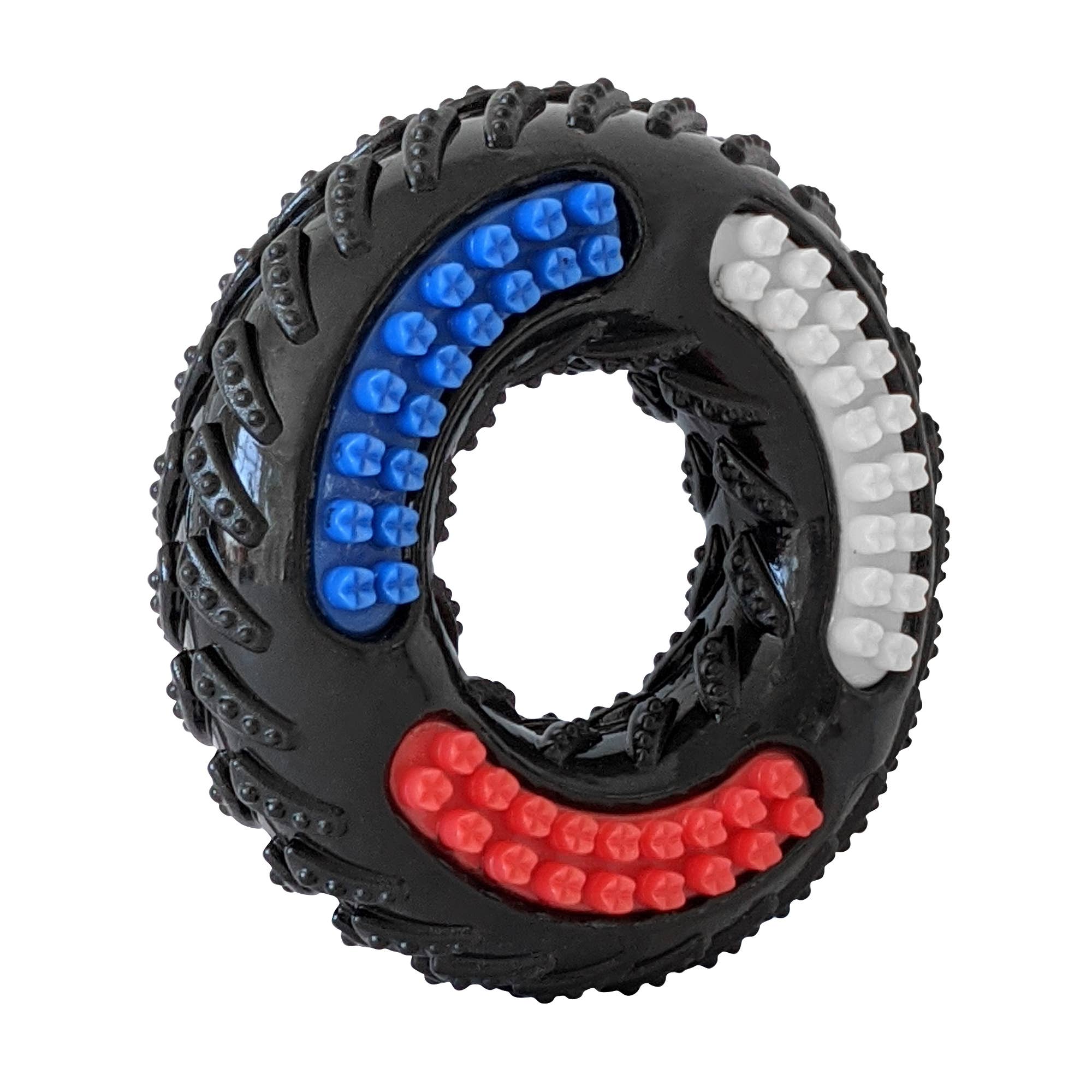 TPR Textured Dog Chew Toy - "Tire of Fun"