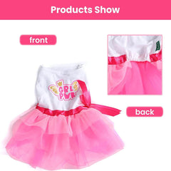 Laifug Girl Power Pink Dog Dress