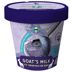 Smart Scoops Goat's Milk Ice Cream Mix For Dogs - Blueberry