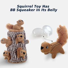 Laifug Hidden Squirrel Dog Toy