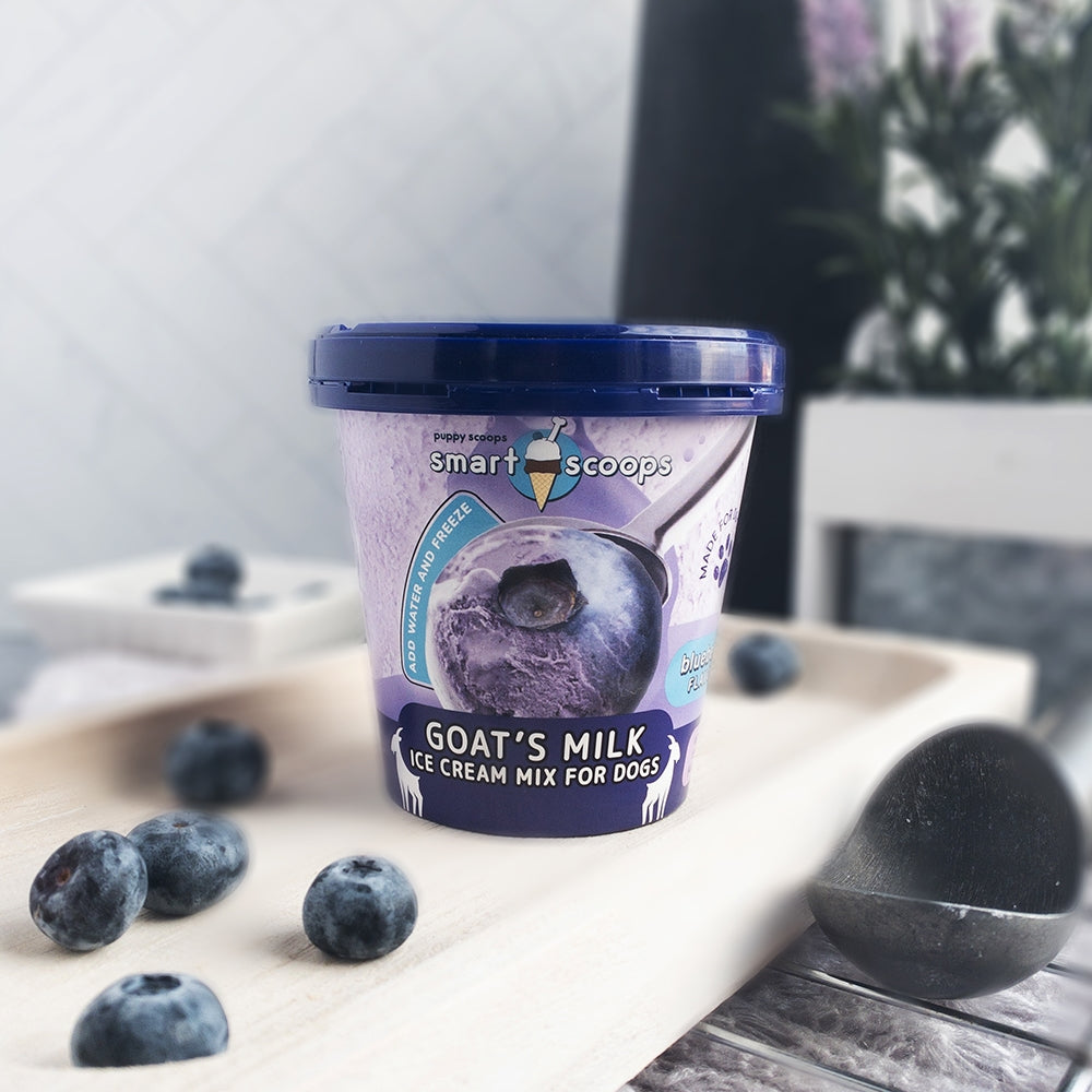 Smart Scoops Goat's Milk Ice Cream Mix For Dogs - Blueberry