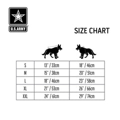 US Army Hooded Dog Fleece - Black
