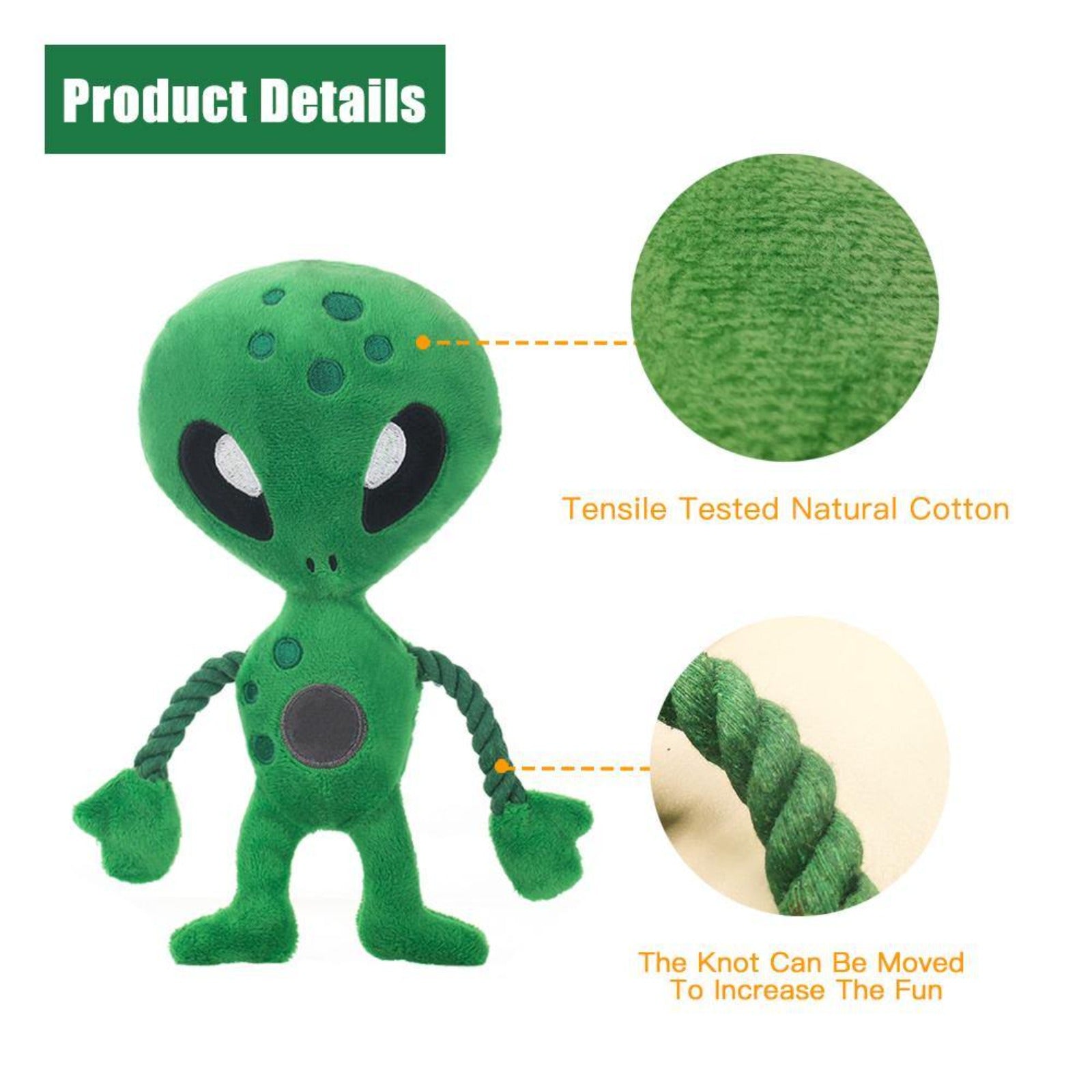 Laifug Squeaky Alien Toy