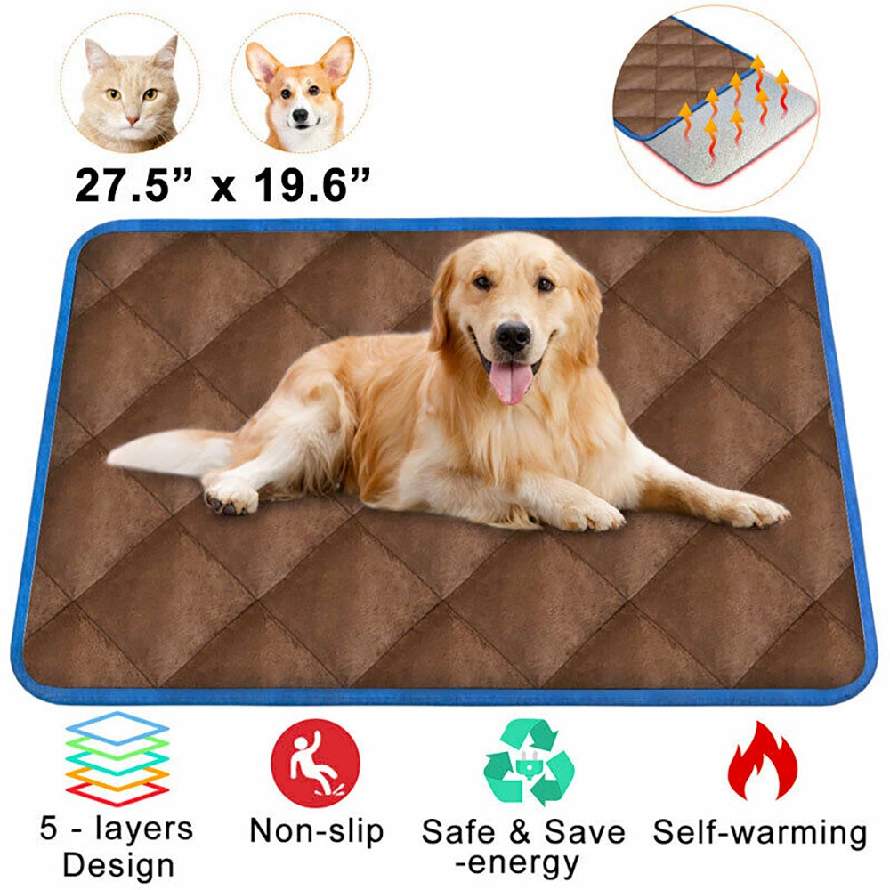 Self Heating Thermal Mattress Bed for Dogs and Cats