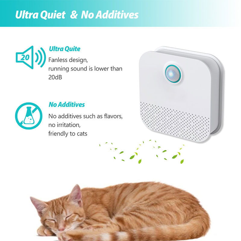 Smart Cat Odor Purifier for Cat Litter Box Deodorizer Dog Air Cleaner