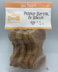 Peanut Butter & Bacon Dog Treats