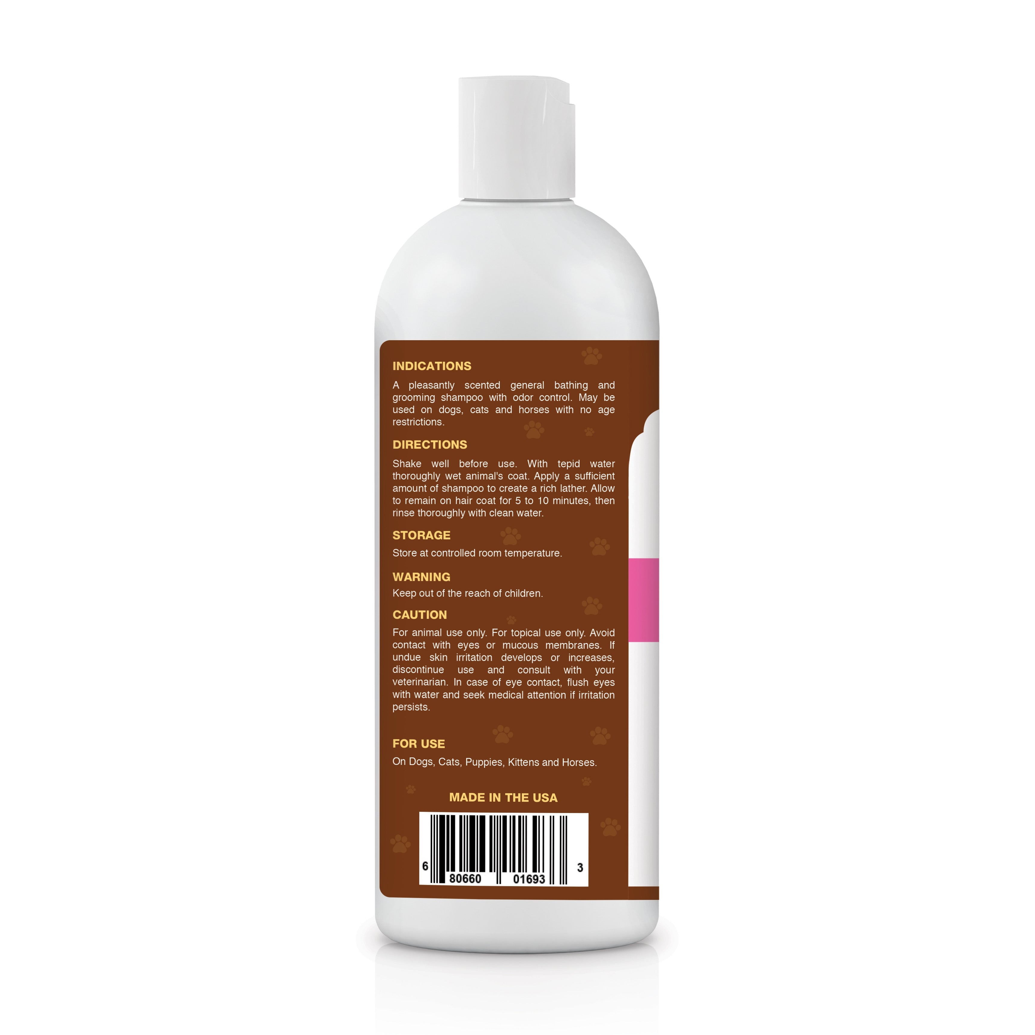 Wagified Shampoo for Dogs and Cats, Sweet Vanilla Bliss, 16 oz